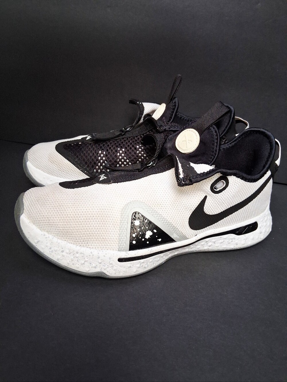 Nike PG 4 Oreo Basketball Shoes Paul George White Black Sneakers